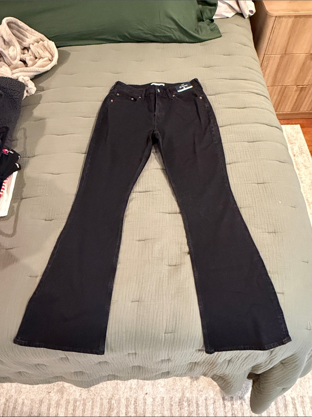 Abercrombie & Fitch Black Bootcut Women's Jeans